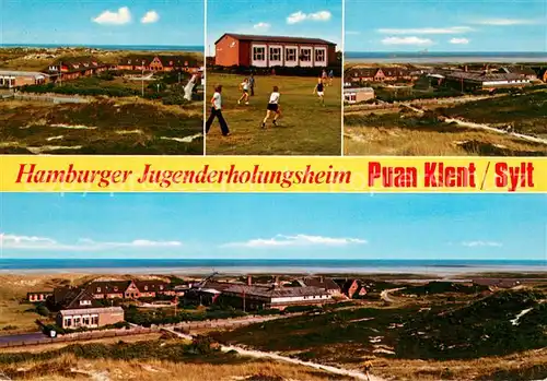 AK / Ansichtskarte Sylt Hamburger Jugenderholungsheim Puan Klent Details Sylt