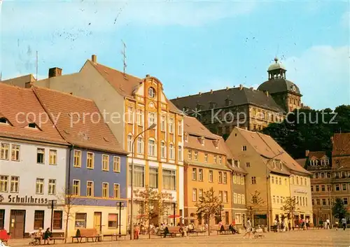 AK / Ansichtskarte Weissenfels_Saale Karl Marx Platz und Schloss Neu Augustusburg Weissenfels_Saale