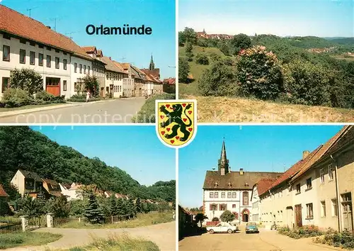 AK / Ansichtskarte Orlamuende Markt Landschaft OT Naschhausen Rathaus Orlamuende