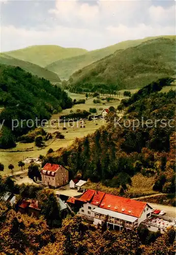 AK / Ansichtskarte Riedener_Muehlen Hotel Haus Hubertus Fliegeraufnahme Riedener_Muehlen