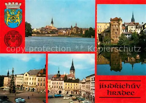AK / Ansichtskarte Jindrichuv_Hradec Teilansichten Jindrichuv Hradec