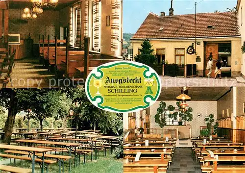 AK / Ansichtskarte Wien Weinbau Buschenschank Heurigenbuffet Schilling Wien