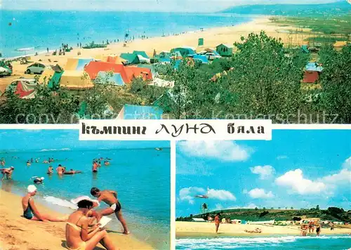 AK / Ansichtskarte Varna_Warna Camping Luna Strandpartien Varna Warna