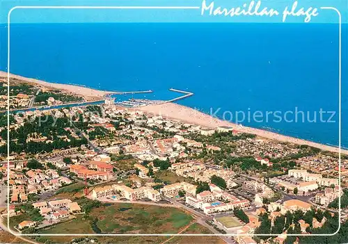 AK / Ansichtskarte Marseillan_Plage Vue aerienne Marseillan_Plage