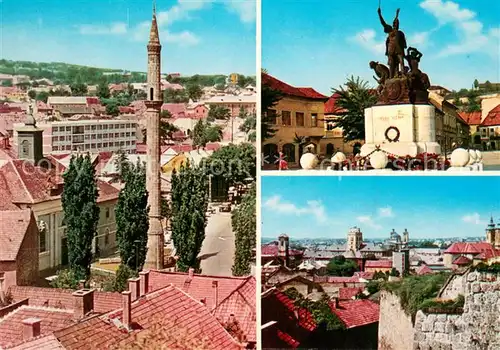 AK / Ansichtskarte Eger_Cheb_Tschechien Stadtansicht Monument Panorama 