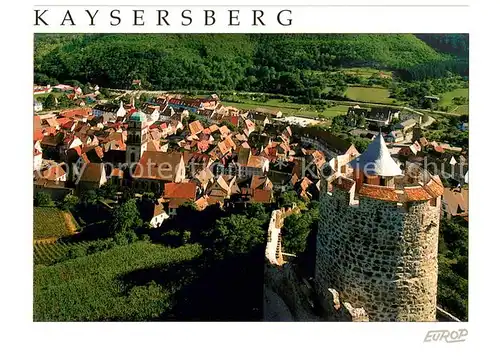 AK / Ansichtskarte Kaysersberg_Haut_Rhin Fliegeraufnahme Kaysersberg_Haut_Rhin