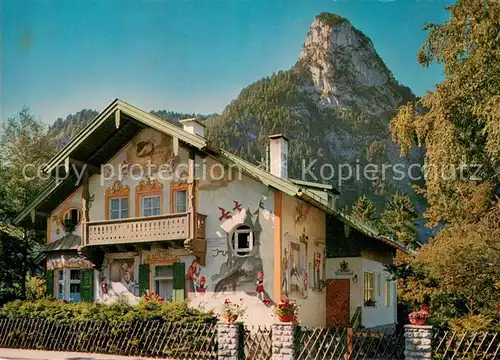 AK / Ansichtskarte Oberammergau Rotkaeppchenhaus und Kofel Oberammergau