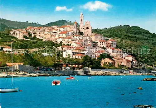 AK / Ansichtskarte Cervo Veduta dal mare Cervo