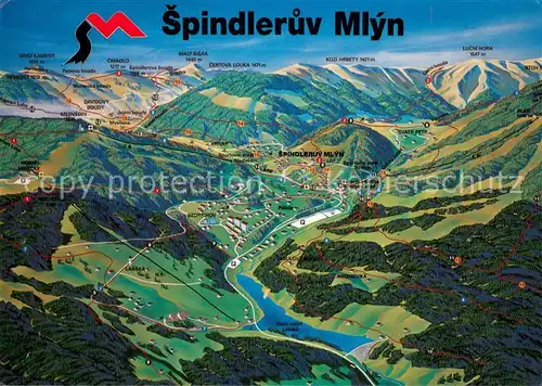 AK / Ansichtskarte Spindleruv_Mlyn_Spindlermuehle Panoramakarte Spindleruv_Mlyn