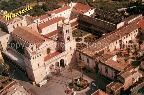 AK / Ansichtskarte Monreale Il Duomo Fliegeraufnahme Monreale
