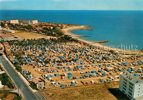 AK / Ansichtskarte Sete_Cette Les Campings Vue aerienne 