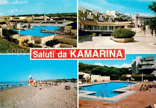 AK / Ansichtskarte Kamarina Club Mediterranee Strand Freibad Kamarina