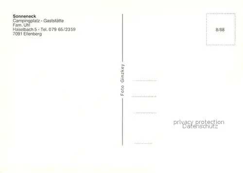 AK / Ansichtskarte Ellenberg_Wuerttemberg Campingplatz Sonneneck Bootshafen Panorama Ellenberg_Wuerttemberg