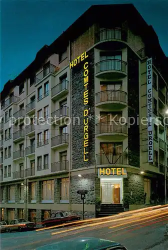 AK / Ansichtskarte Les_Escaldes Hotel Comtes d Urgell Les_Escaldes
