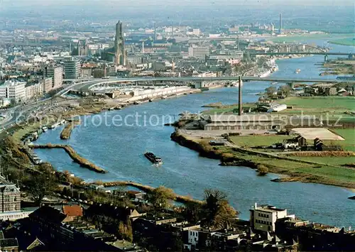 AK / Ansichtskarte Arnhem Joh. D. Frostbrug Roermondspleinbrug luchtopname Arnhem