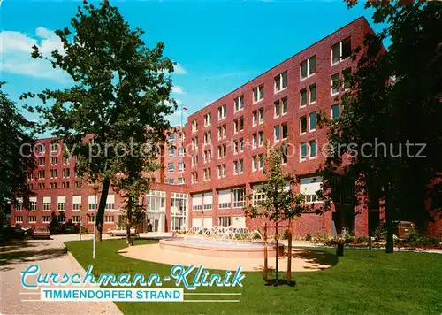 AK / Ansichtskarte Timmendorfer_Strand Curschmann Klinik Timmendorfer_Strand