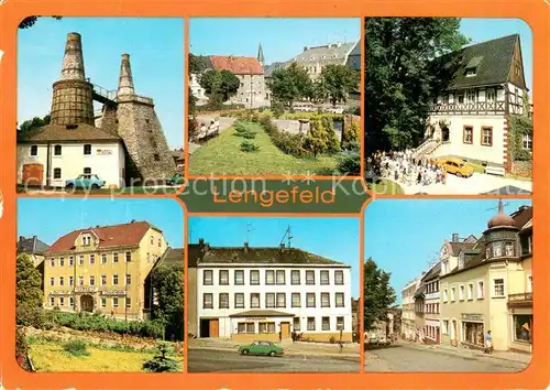 AK / Ansichtskarte Lengefeld_Erzgebirge Kalkwerk Technisches Denkmal Museum Markt Schloss Rauenstein Kinderkurheim Klubhaus der Leuchtenbauer Ferienheim Markt Lengefeld Erzgebirge