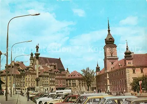 AK / Ansichtskarte Warszawa Plac Zamkowy Platz Innenstadt Warszawa
