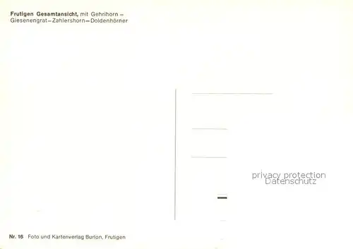 AK / Ansichtskarte Frutigen_BE Gesamtansicht mit Berner Alpen Fliegeraufnahme Frutigen BE