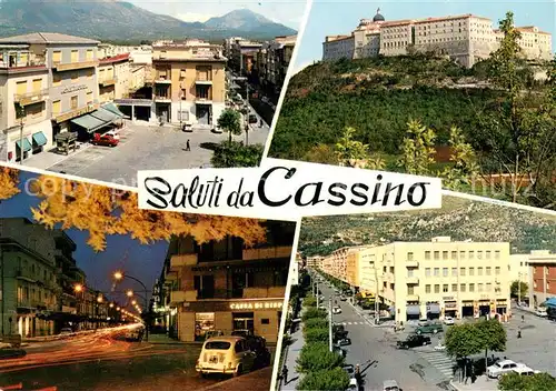AK / Ansichtskarte Cassino Teilansichten Abtei Montecassino Cassino