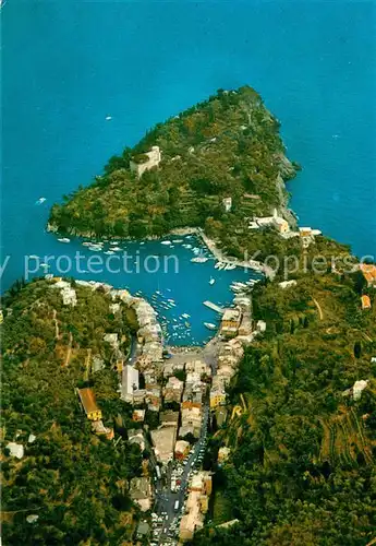 AK / Ansichtskarte Portofino_Liguria Panorama dall aereo Portofino Liguria