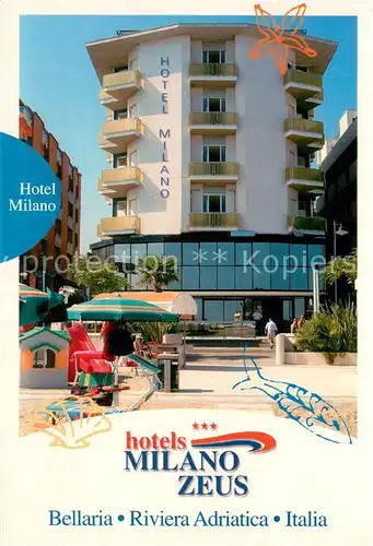 AK / Ansichtskarte Bellaria Hotel Milano Zeus Bellaria