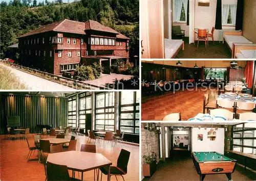 AK / Ansichtskarte Oppenau Haus der Ev Jugend in Baden Gaststube Zimmer Billardraum Konferenzraum Oppenau