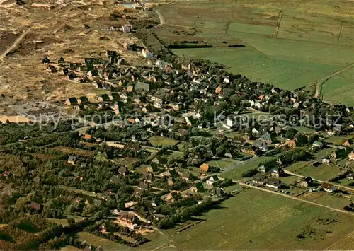 AK / Ansichtskarte Norddorf_Amrum Nordseeheilbad Nordseeinsel Fliegeraufnahme Norddorf Amrum