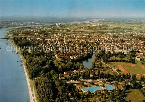 AK / Ansichtskarte Kehl_Rhein Fliegeraufnahme Kehl_Rhein