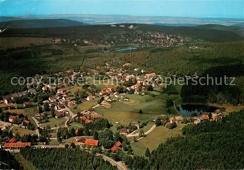 AK / Ansichtskarte Hahnenklee Bockswiese_Harz Fliegeraufnahme Hahnenklee Bockswiese