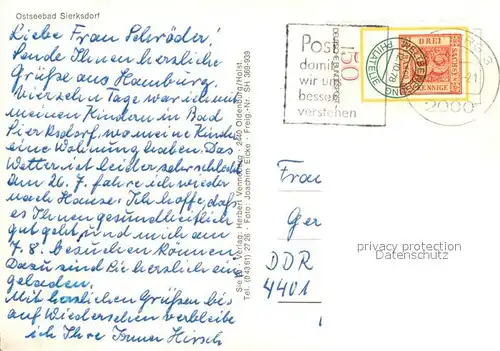 AK / Ansichtskarte Sierksdorf Ostseebad Fliegeraufnahme Sierksdorf