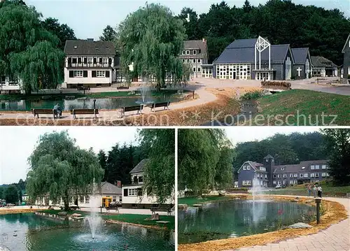 AK / Ansichtskarte Weltersbach_Witzhelden Pilgerheim Teiche Nazareth und Emmaus Weltersbach Witzhelden