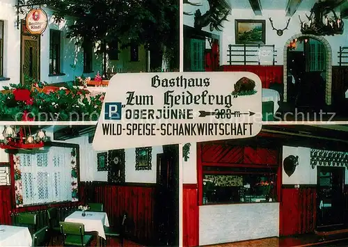 AK / Ansichtskarte Oberjuenne Gasthaus Zum Heidekrug Restaurant Oberjuenne