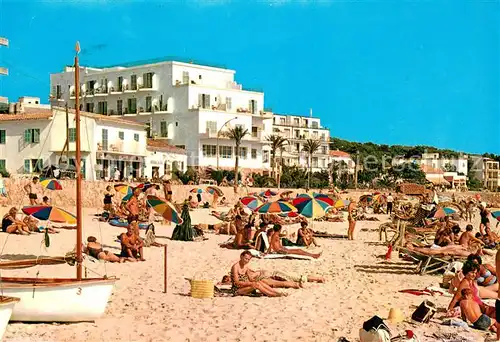 AK / Ansichtskarte Cala_Millor_Mallorca Vista parcial de la playa y hoteles Cala_Millor_Mallorca