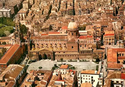 AK / Ansichtskarte Palermo_Sicilia Il Duomo veduta aerea Palermo_Sicilia