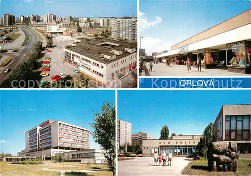 AK / Ansichtskarte Orlova Stadtpanorama Wohnsiedlung Kaufhaus Krankenhaus Kulturhaus Orlova