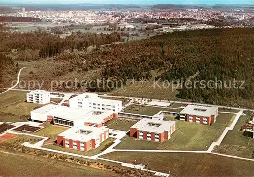 AK / Ansichtskarte Bad_Duerrheim Kurklinik Huettenbuehl im Schwarzwald Fliegeraufnahme Bad_Duerrheim