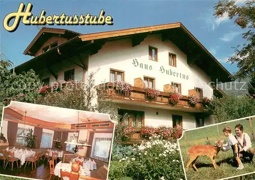 AK / Ansichtskarte St_Johann_Pongau Hubertusstube Gaestehaus Pension Haus Hubertus St_Johann_Pongau