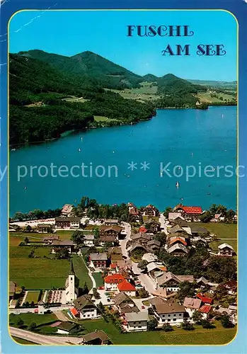 AK / Ansichtskarte Fuschl_See_Salzkammergut Fliegeraufnahme Fuschl_See_Salzkammergut