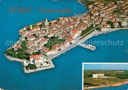 AK / Ansichtskarte Porec Fliegeraufnahme Porec