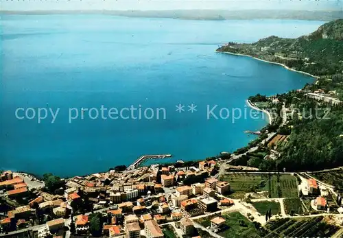 AK / Ansichtskarte Garda_Lago_di_Garda e Punta S Vigilio Fliegeraufnahme Garda_Lago_di_Garda
