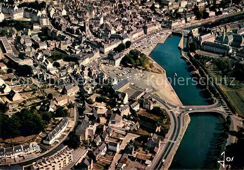 AK / Ansichtskarte Lannion Le centre ville Vue aerienne Lannion