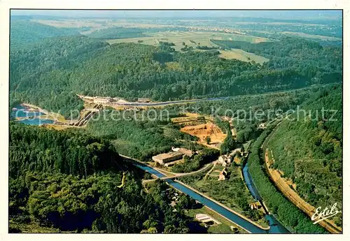 AK / Ansichtskarte Arzviller Canal de la Marne au Rhin Vue aerienne Arzviller