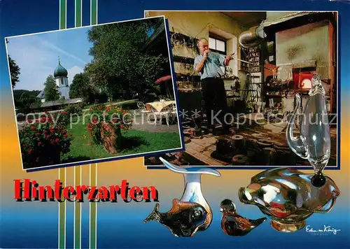 AK / Ansichtskarte Hinterzarten Glasblaeser Heinz Pichotta Glasthuette Hoellental Hinterzarten