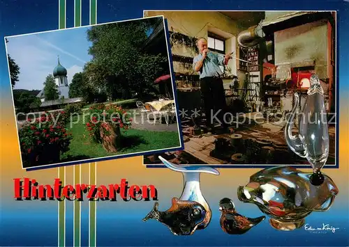 AK / Ansichtskarte Hinterzarten Glasblaeser Heinz Pichotta bei der Arbeit Glashuette Hoellental Hinterzarten