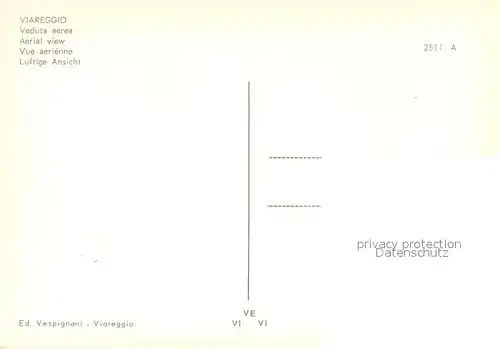 AK / Ansichtskarte Viareggio Fliegeraufnahme viareggio