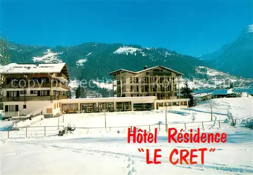 AK / Ansichtskarte Morzine Hotel Residence Le Cret Morzine