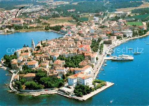 AK / Ansichtskarte Porec Fliegeraufnahme Porec