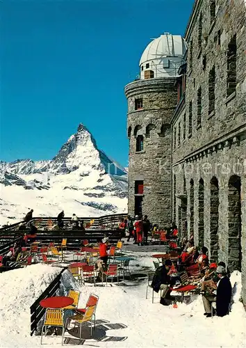 AK / Ansichtskarte Zermatt_VS Kulmhotel Gornergrat Matterhorn  Zermatt_VS