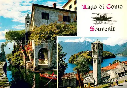 AK / Ansichtskarte Punta_Balbianello Campanile Ospedaletti Lago di Como Punta Balbianello